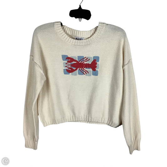 Sweater By Clothes Mentor In Cream, Size: S