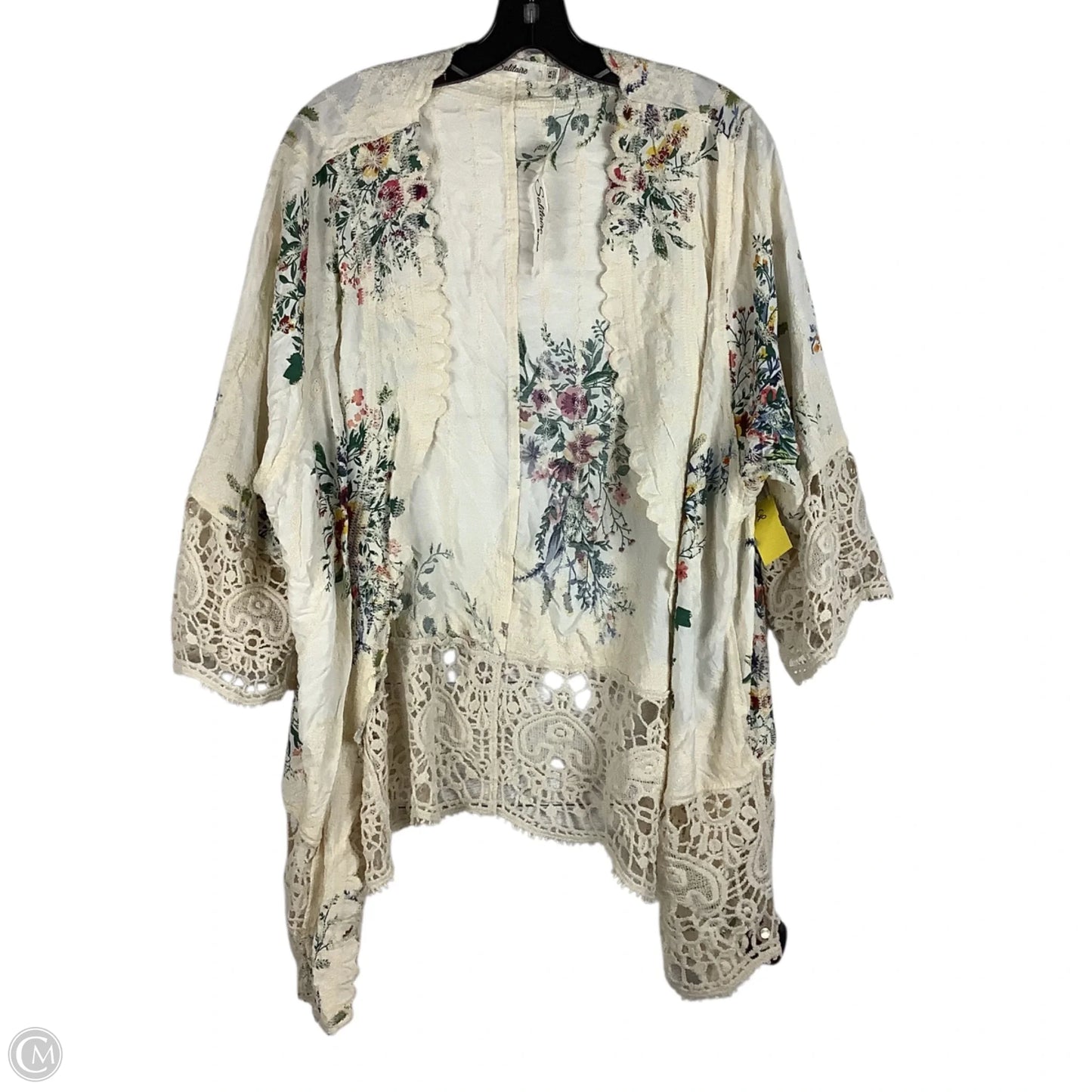 Kimono By Solitaire In Cream, Size: 2x