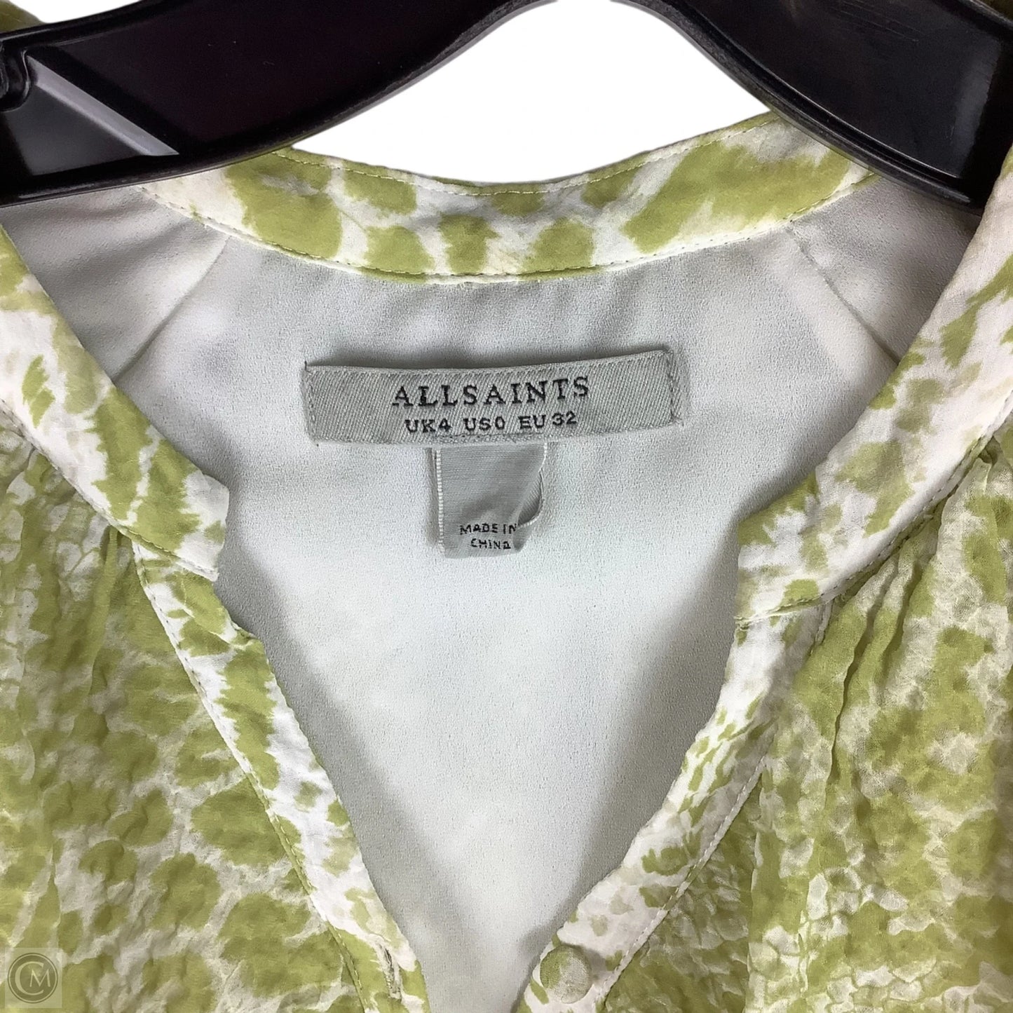 Dress Designer By All Saints In Chartreuse, Size: 0