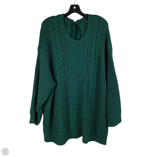 Sweater By Torrid In Green, Size: 3x