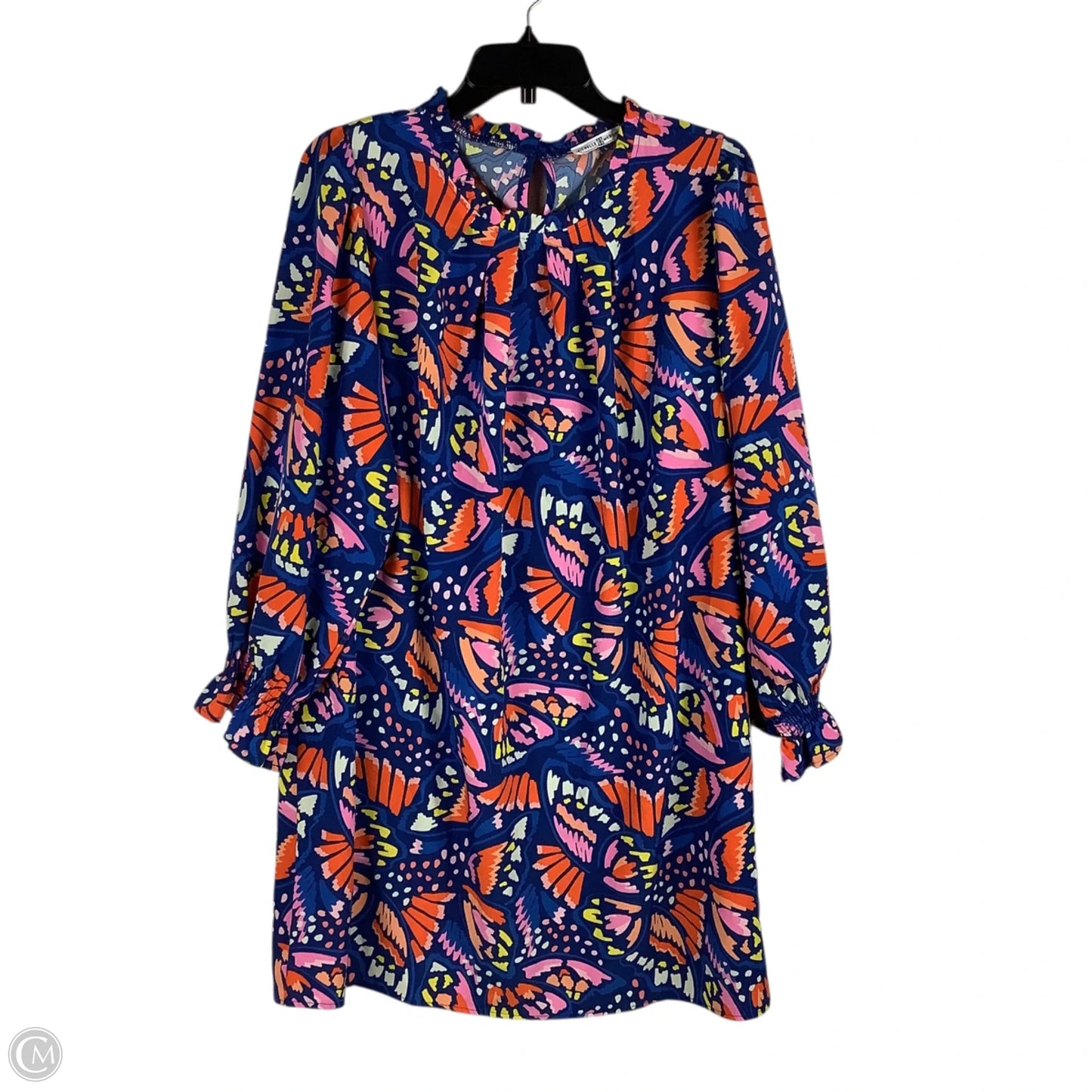 Dress Casual Short By Michelle Mcdowell In Blue, Size: L