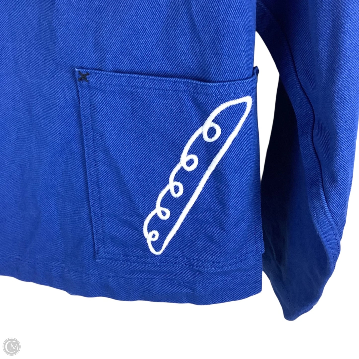 Jacket Shirt By Cmc In Blue, Size: M