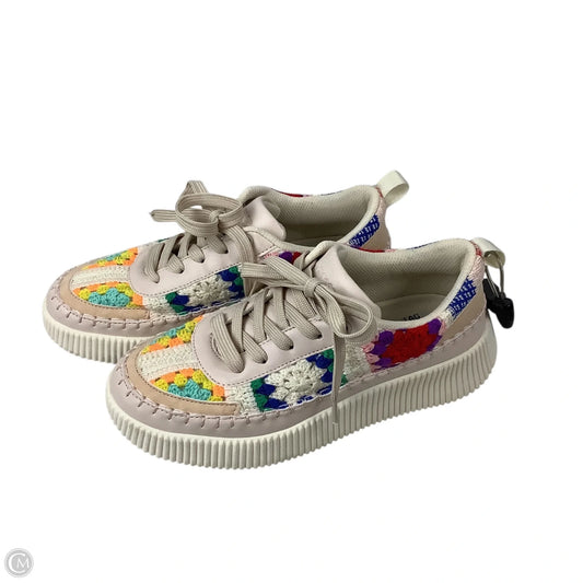 Shoes Sneakers Platform By Clothes Mentor In Multi-colored, Size: 8