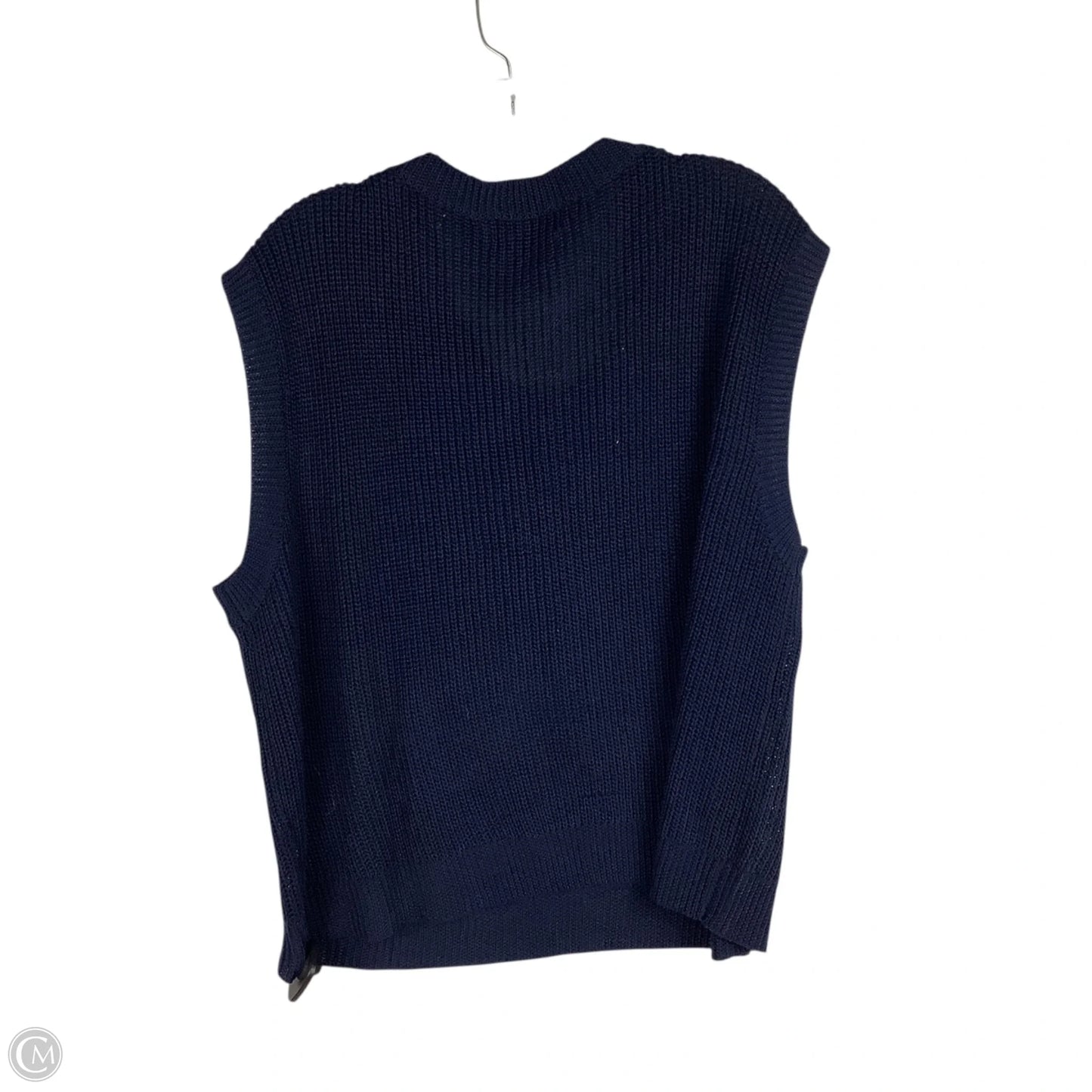 Sweater Short Sleeve By Sweet Lovely In Navy, Size: L