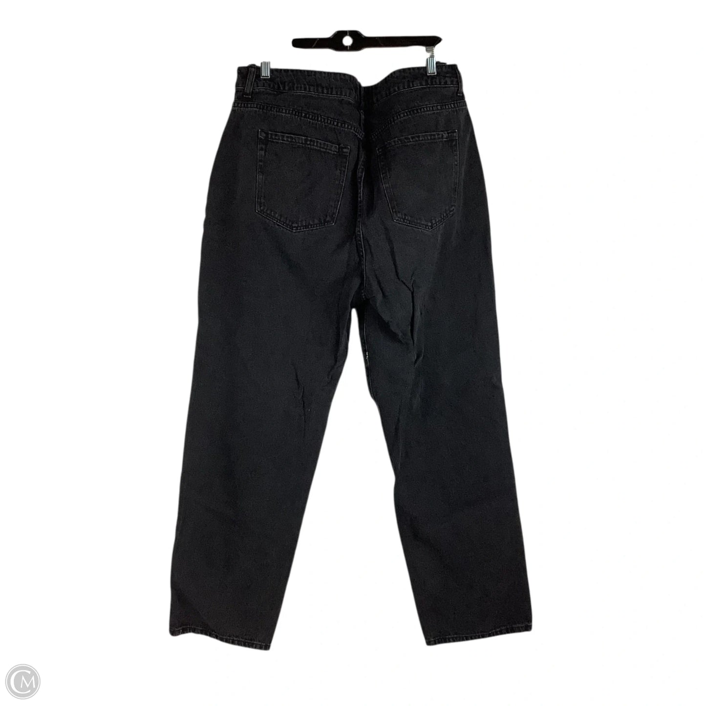 Jeans Wide Leg By Forever 21 In Black Denim, Size: 14