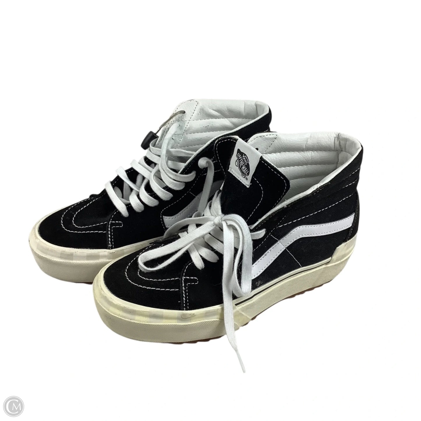 Shoes Sneakers Platform By Vans In Black, Size: 8.5