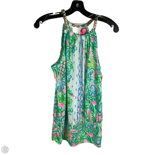 Top Sleeveless Designer By Lilly Pulitzer In Multi-colored, Size: S