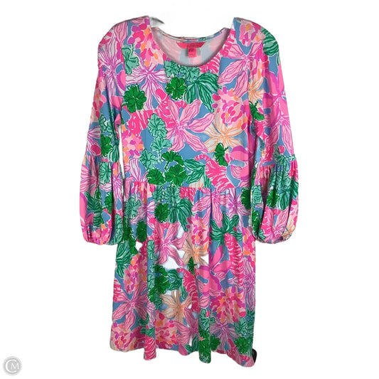 Dress Designer By Lilly Pulitzer In Floral Print, Size: S