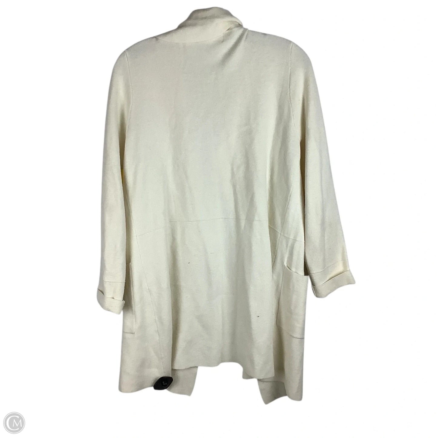 Sweater Cardigan By Double Zero In Cream, Size: S