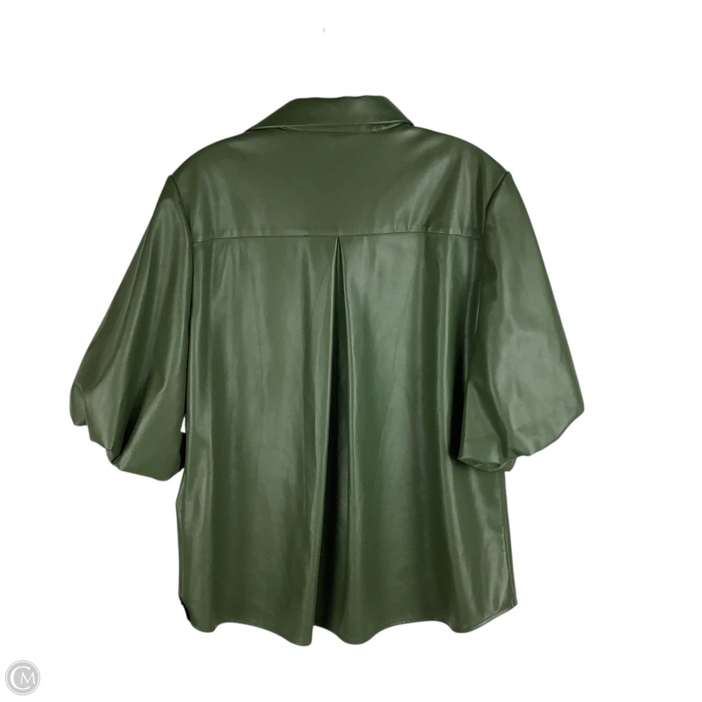 Top Short Sleeve By Cmc In Green, Size: L