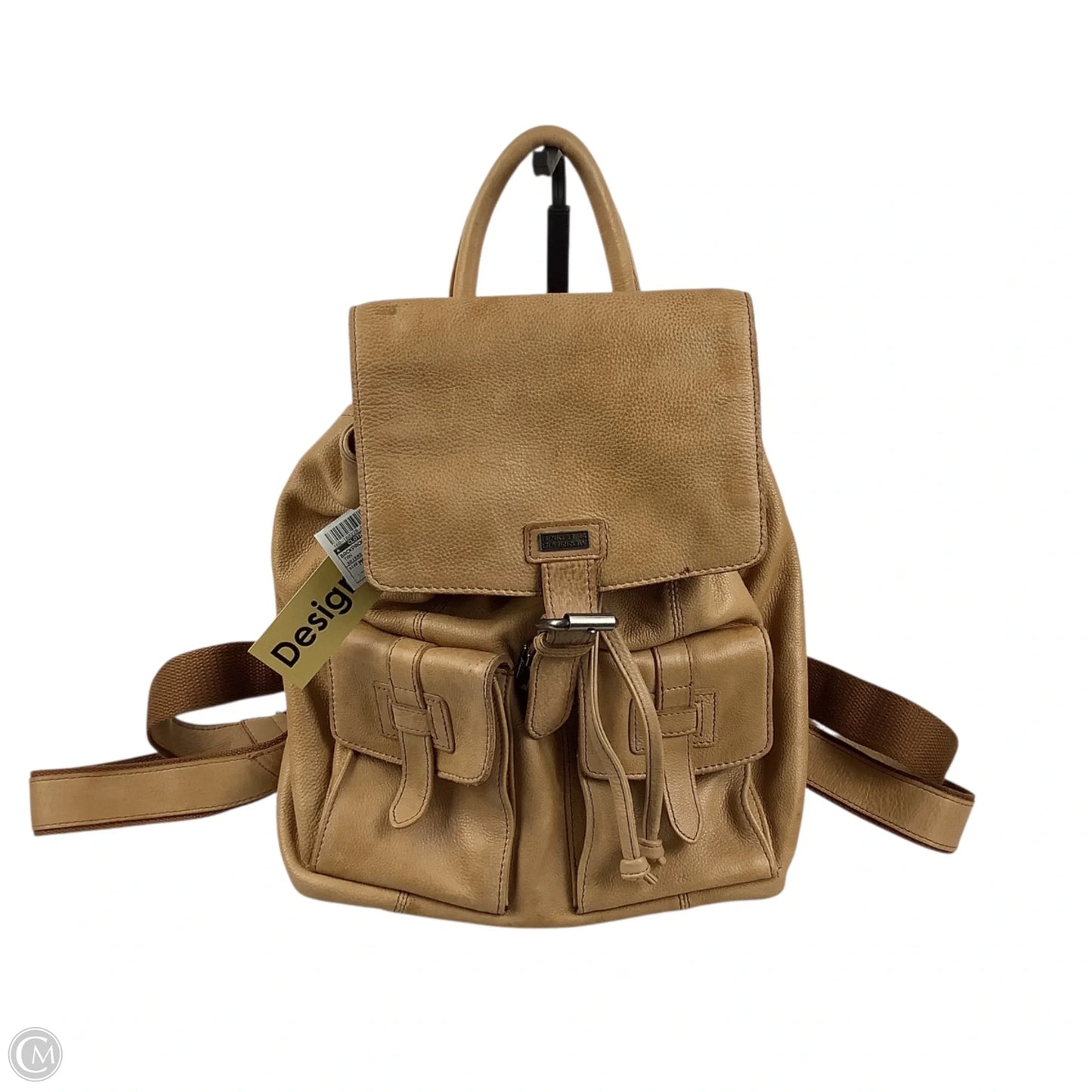 Backpack Leather By Clothes Mentor, Size: Medium