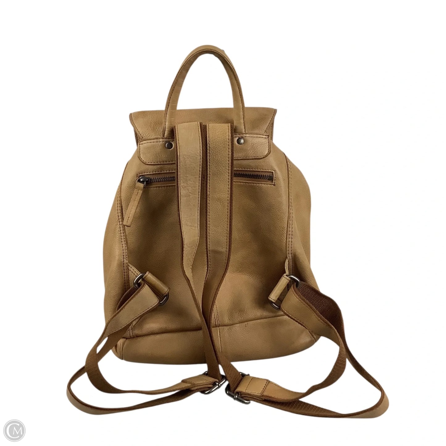 Backpack Leather By Clothes Mentor, Size: Medium