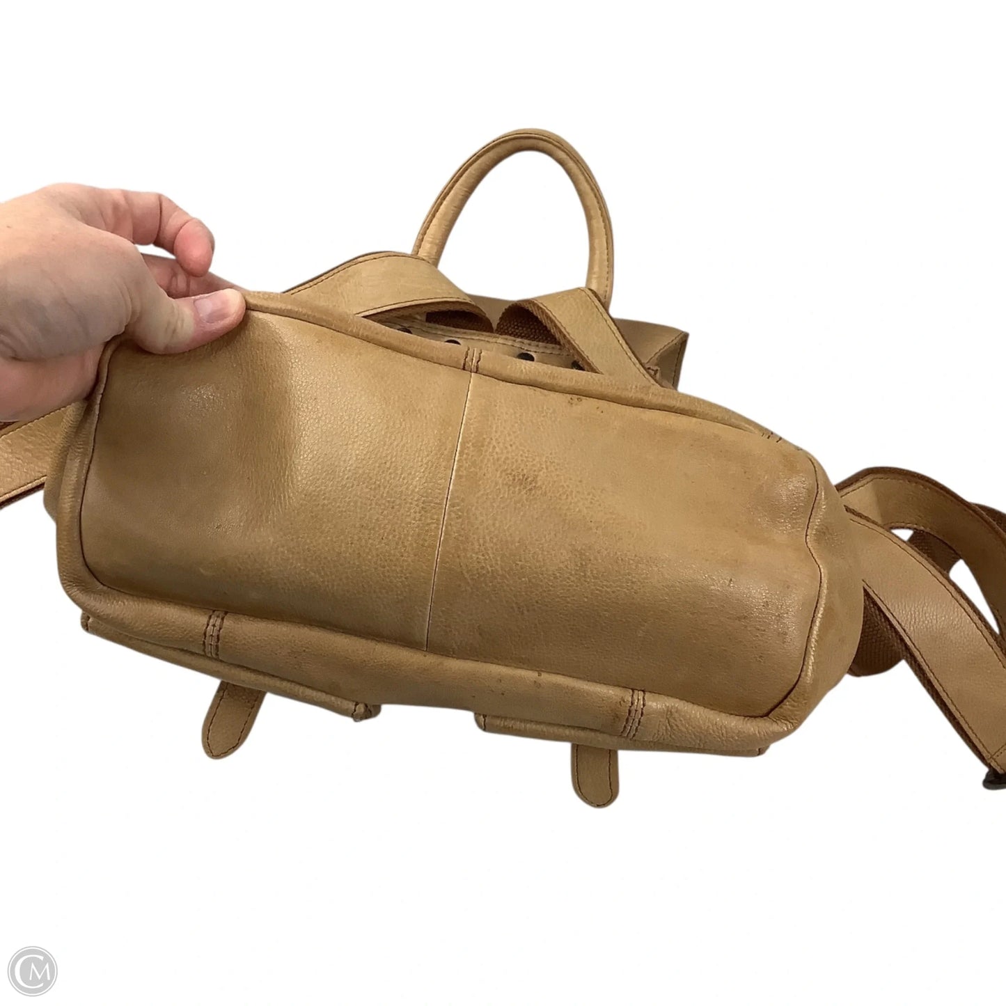 Backpack Leather By Clothes Mentor, Size: Medium