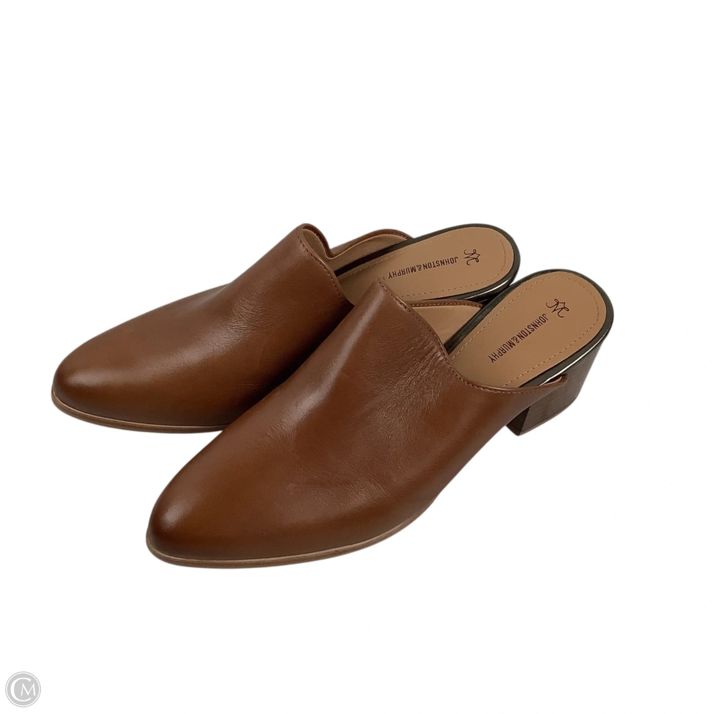 Shoes Heels Block By Johnston & Murphy In Brown, Size: 10