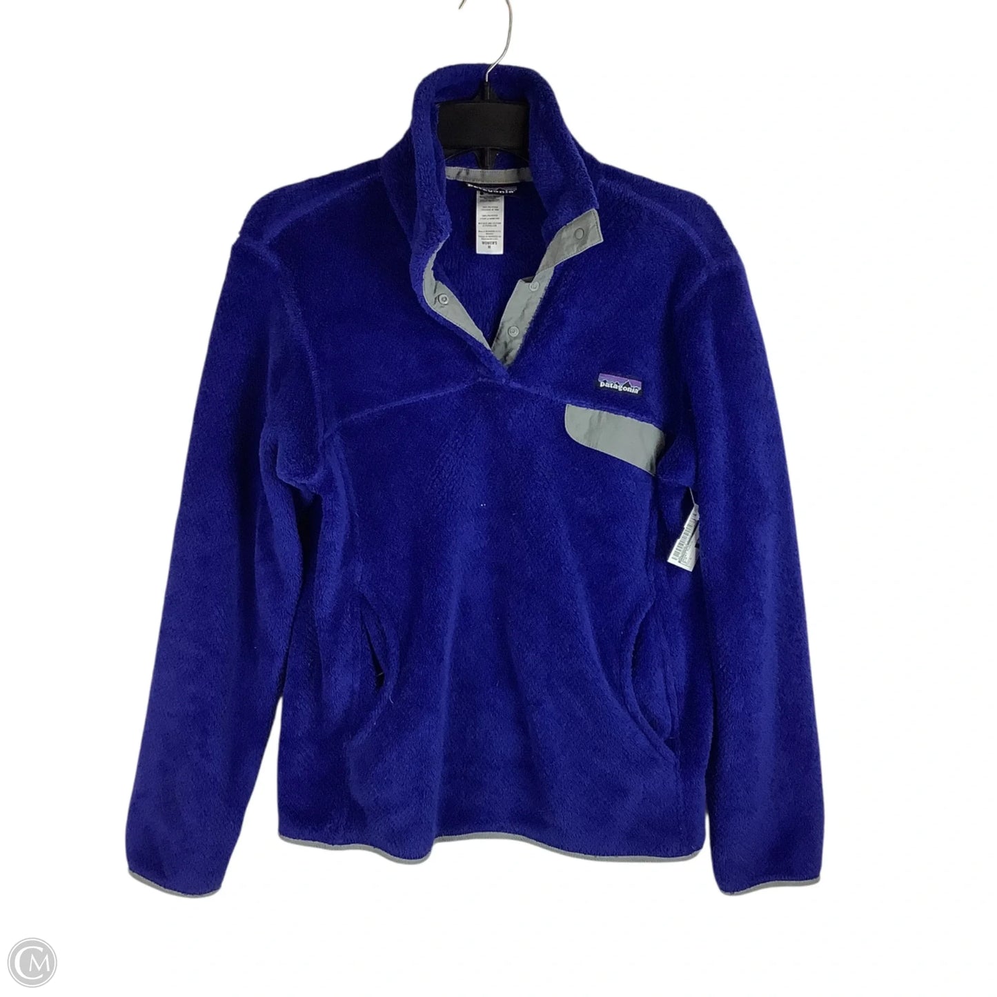 Jacket Fleece By Patagonia In Blue, Size: M