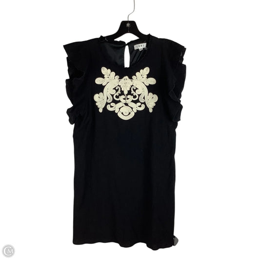 Dress Casual Short By Thml In Black & Cream, Size: L