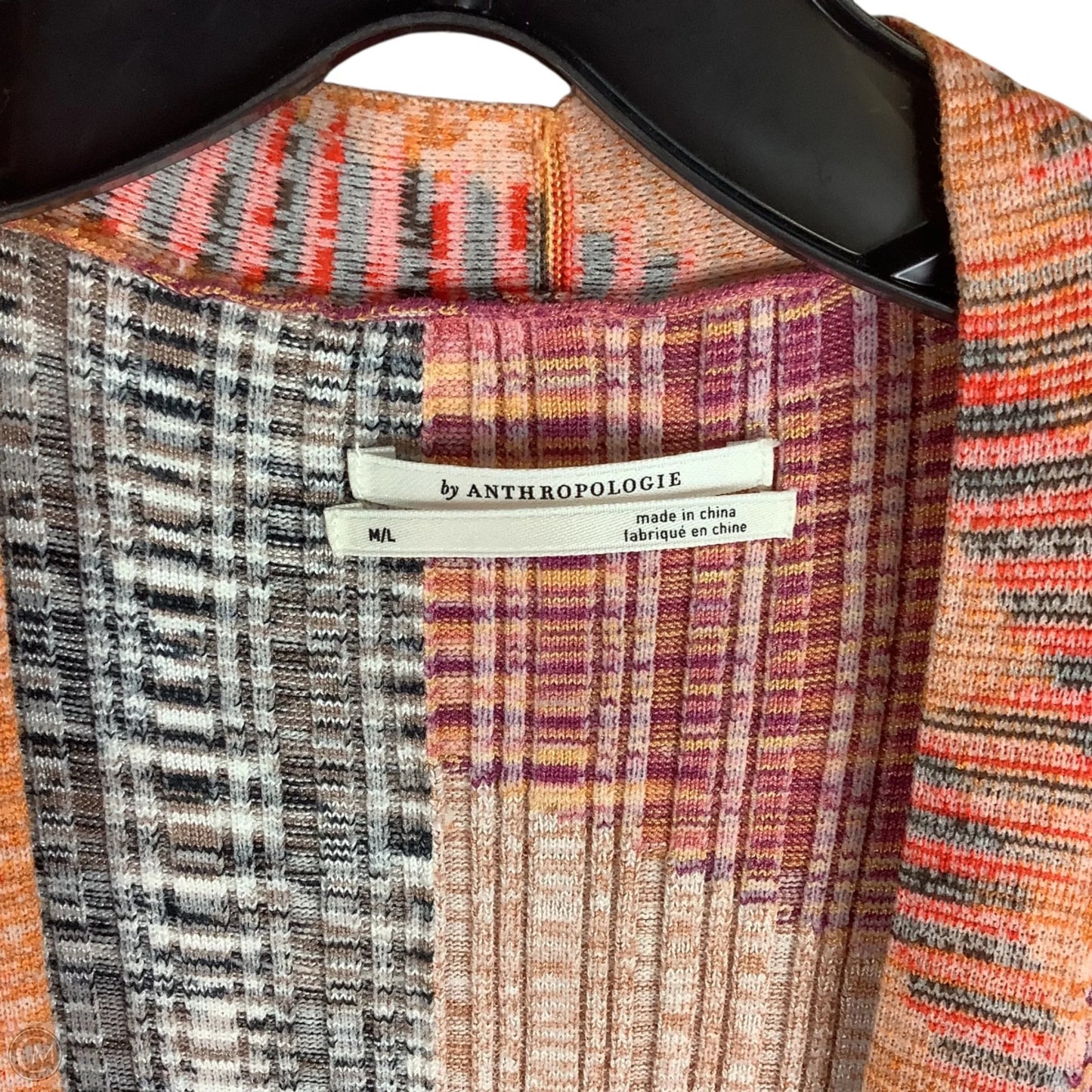 Sweater Cardigan By Anthropologie In Multi-colored, Size: M/L