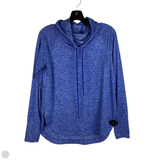 Athletic Top Long Sleeve Hoodie By Athleta In Blue, Size: S