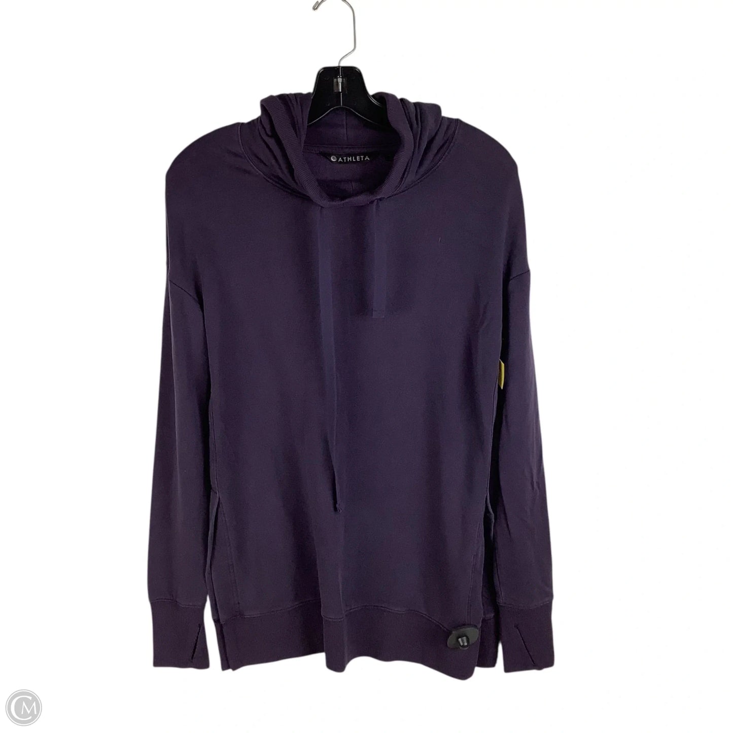 Athletic Top Long Sleeve Hoodie By Athleta In Purple, Size: Xs