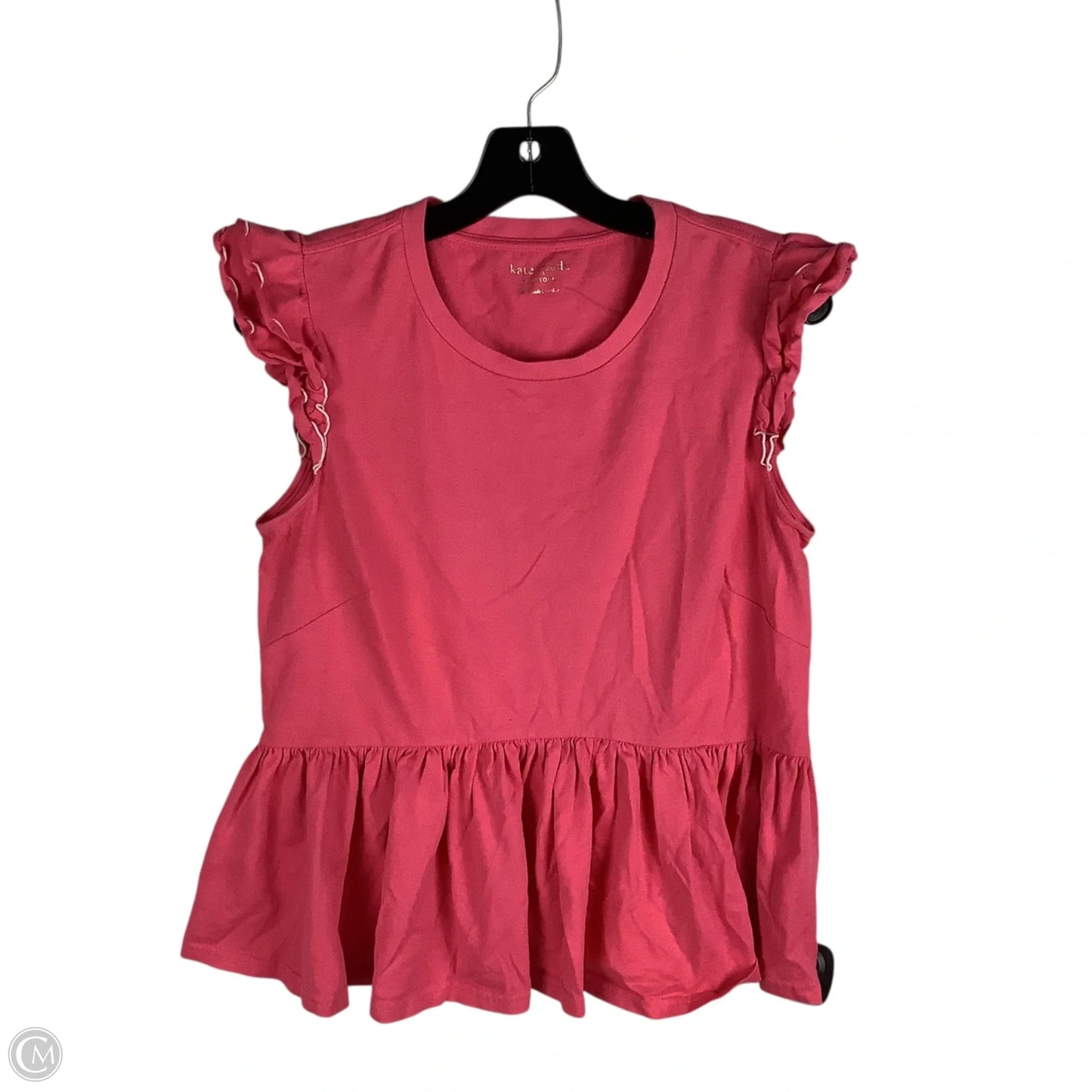 Top Short Sleeve Designer By Kate Spade In Pink, Size: M