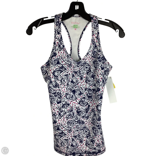Top Sleeveless Designer By Lilly Pulitzer In Navy, Size: S