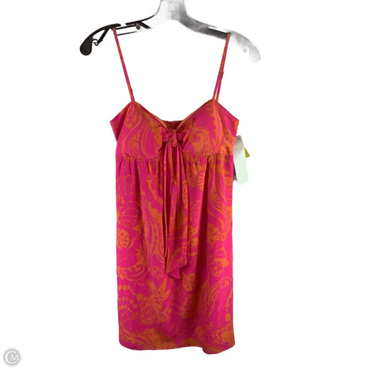 Dress Designer By Lilly Pulitzer In Orange & Pink, Size: Xs