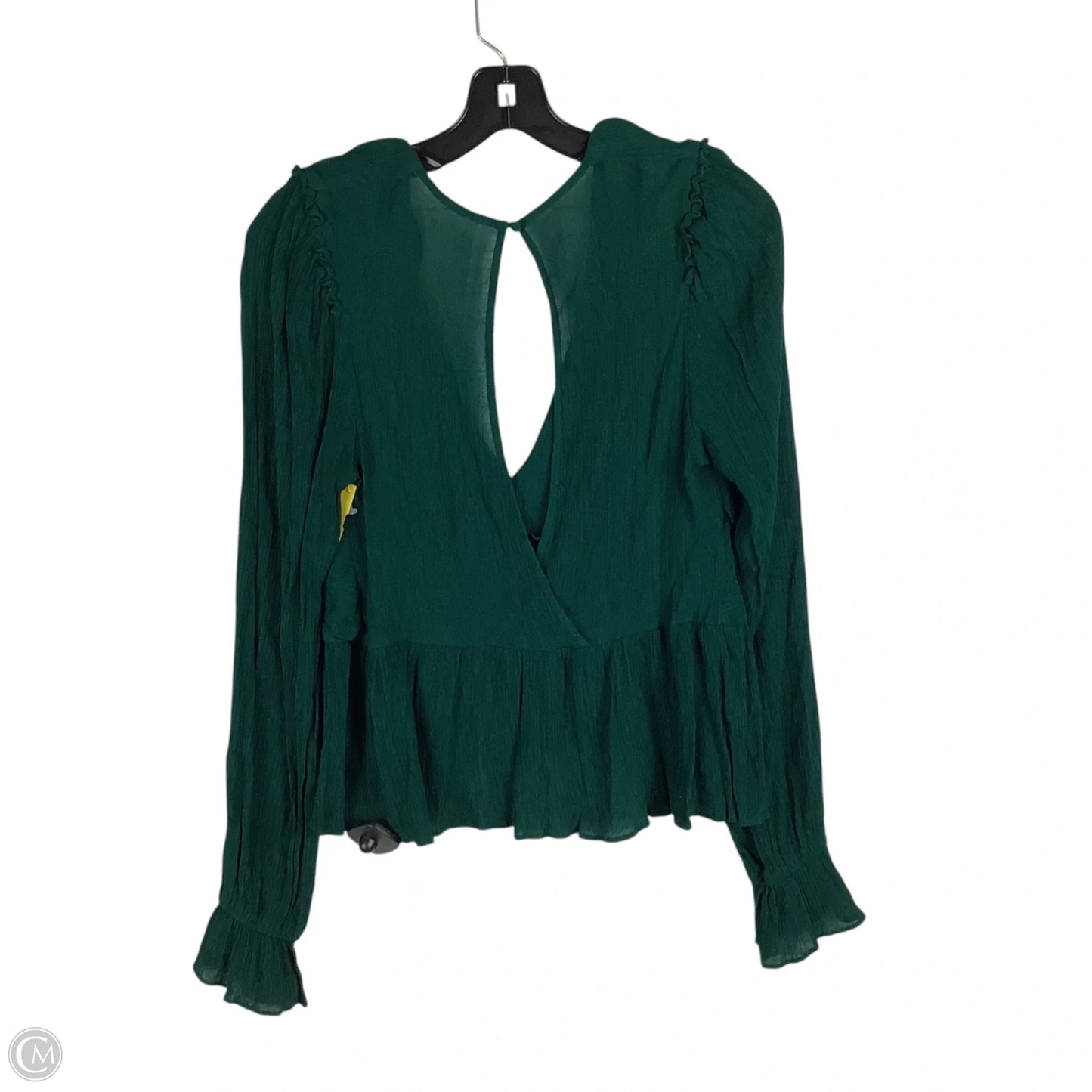 Top Long Sleeve By Free People In Green, Size: M