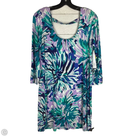 Dress Designer By Lilly Pulitzer In Teal, Size: M