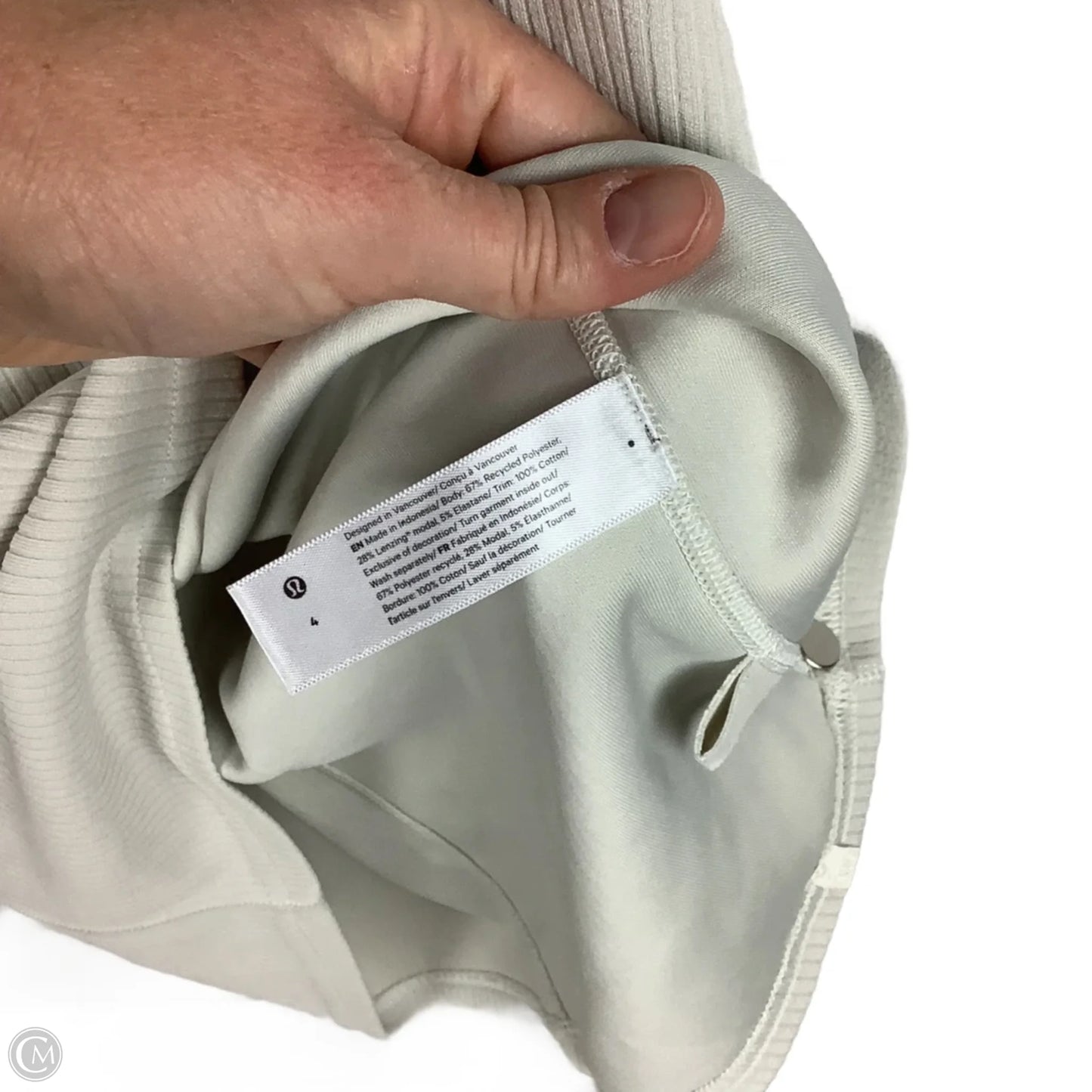 Athletic Dress By Lululemon In Cream, Size: 4