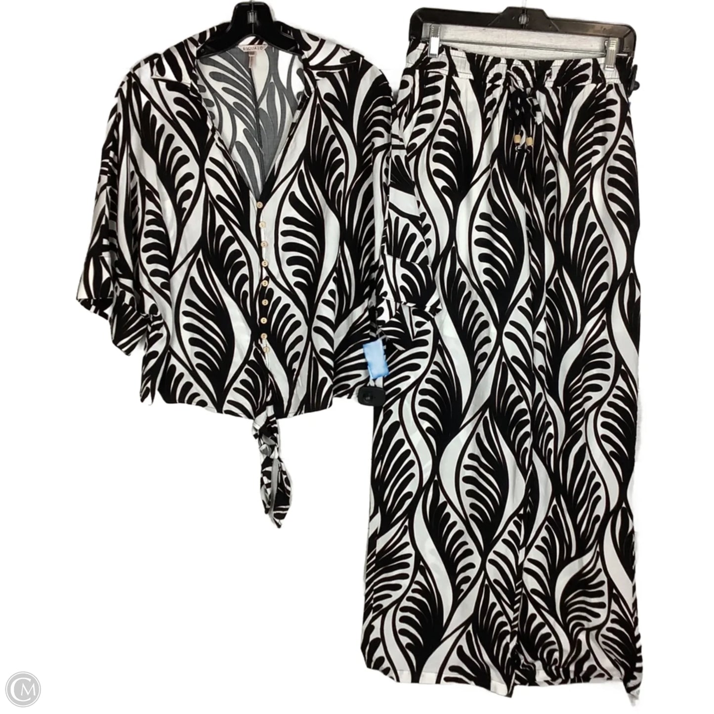 Pants Set 2pc By Clothes Mentor In Black, Size: 6