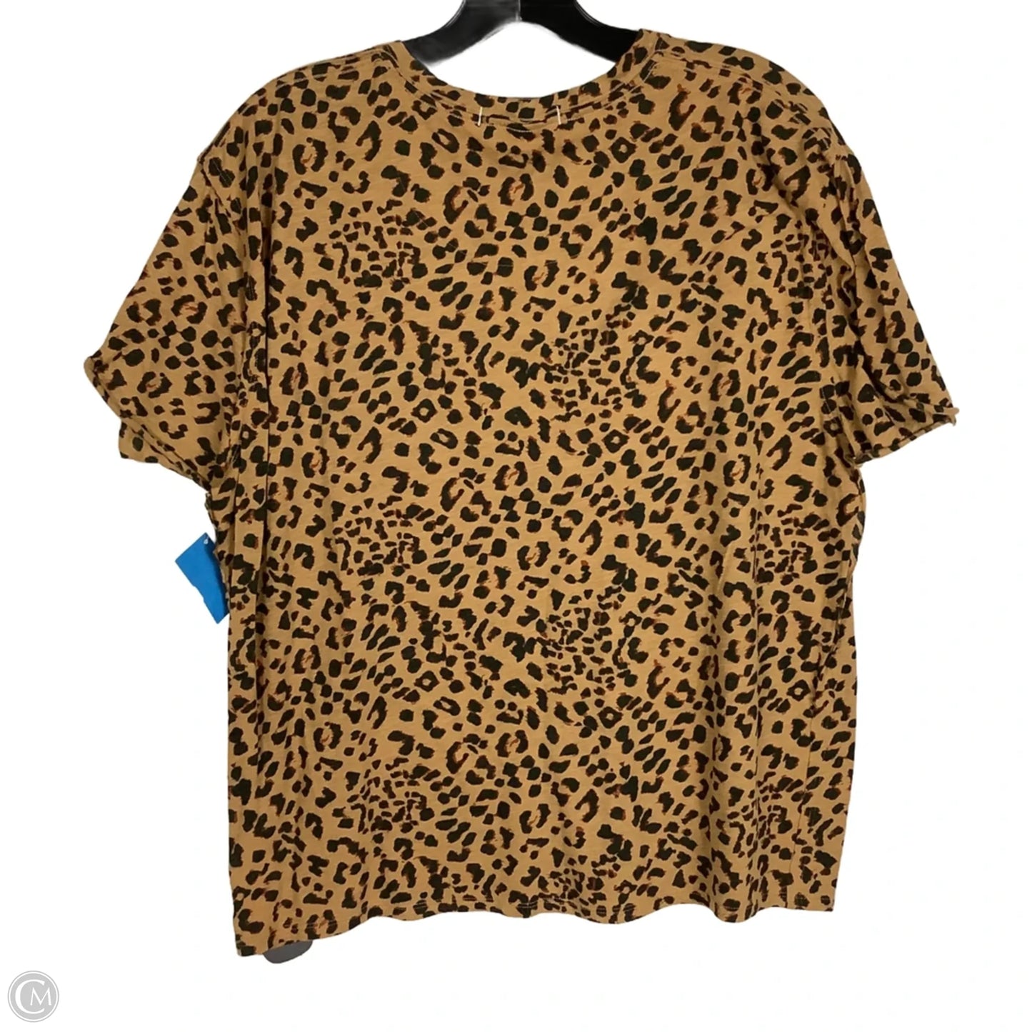 Top Short Sleeve By We The Free In Animal Print, Size: Small