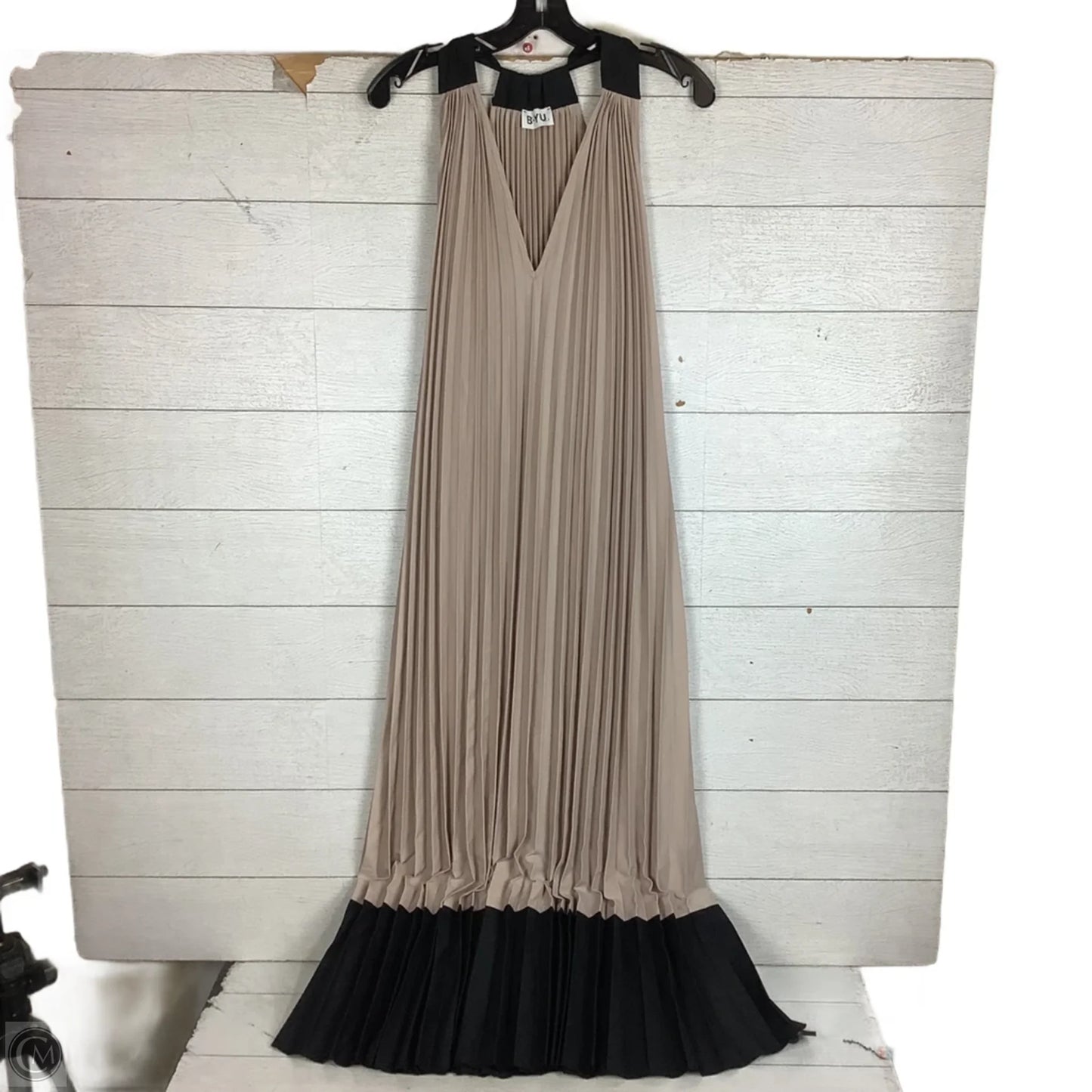 Dress Casual Maxi By Cmc In Tan, Size: S