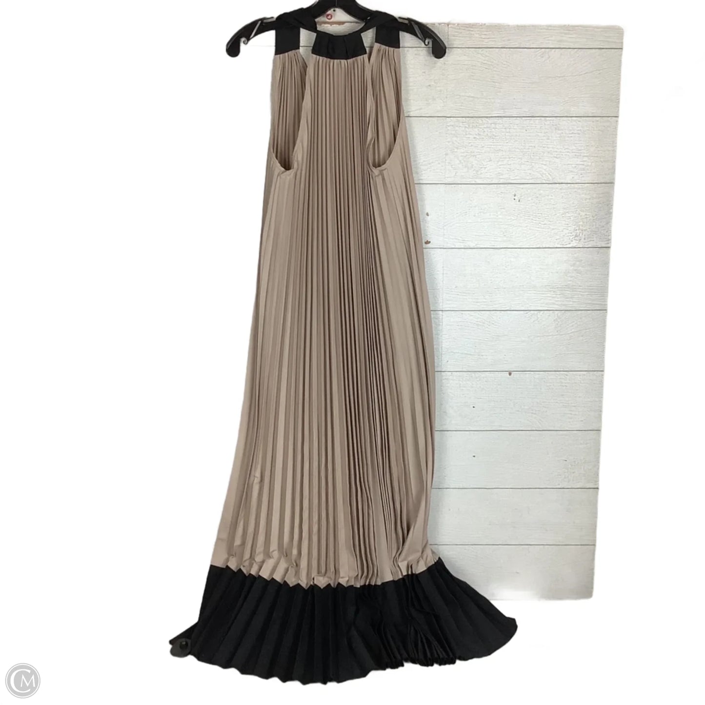Dress Casual Maxi By Cmc In Tan, Size: S