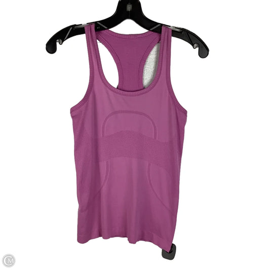 Athletic Tank Top By Lululemon In Pink, Size: 4