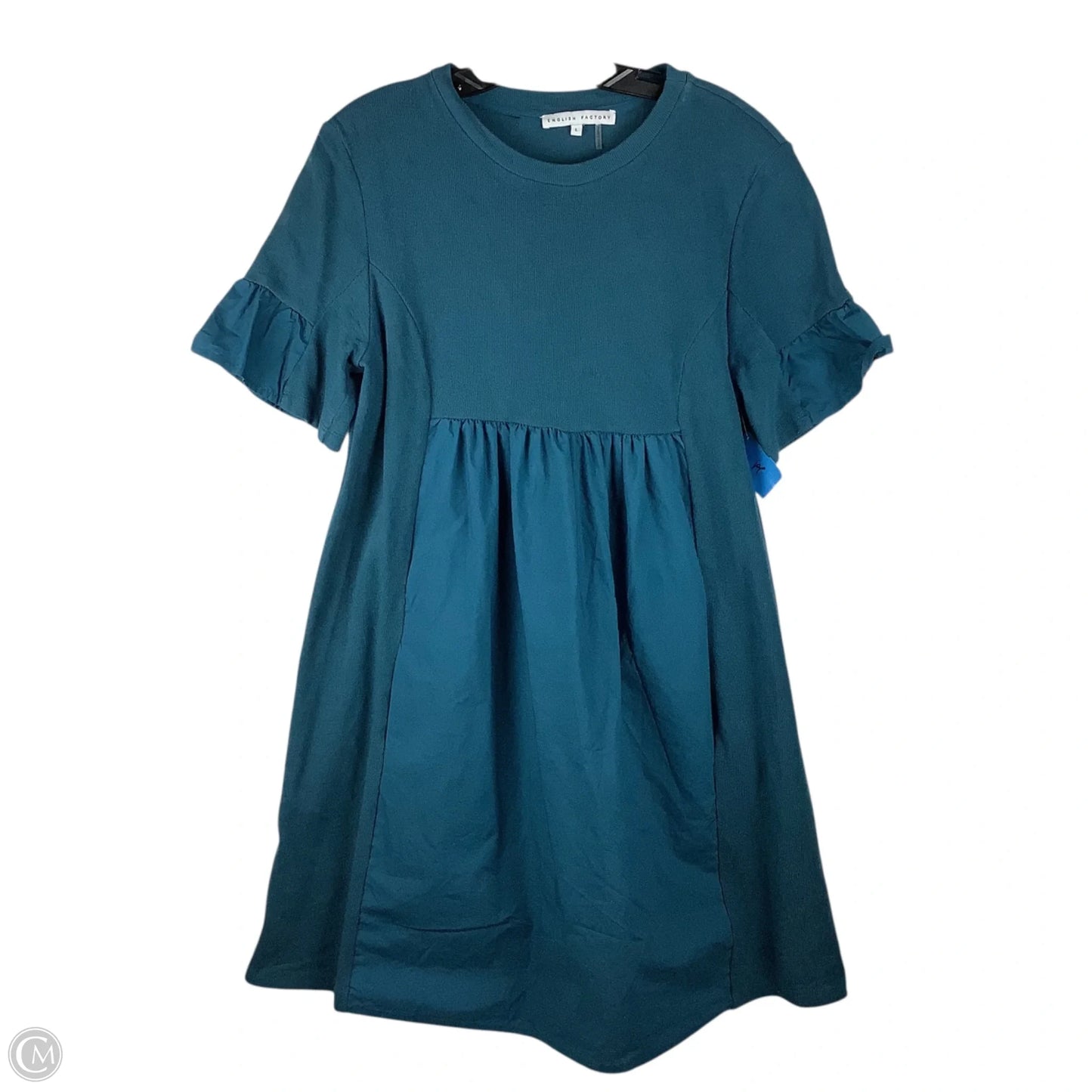 Dress Casual Short By English Factory In Teal, Size: L