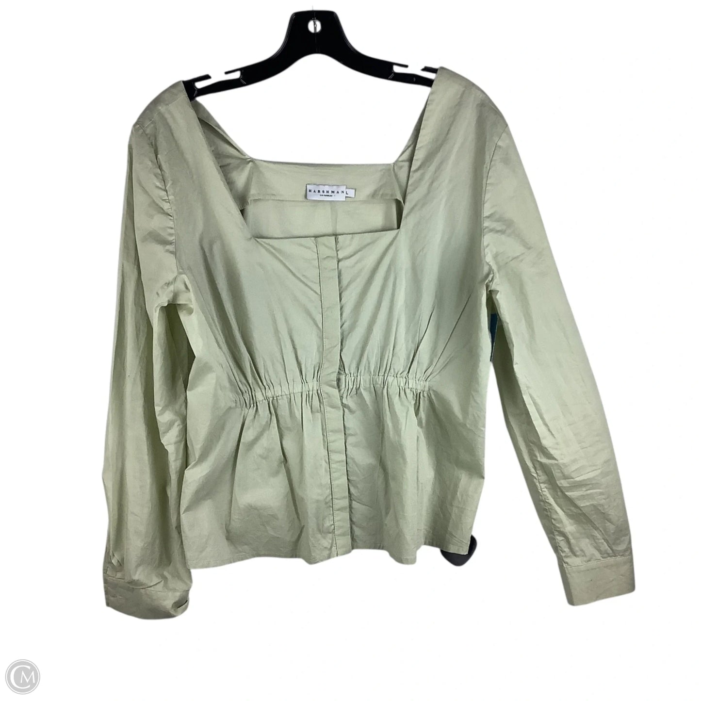 Top Long Sleeve By Clothes Mentor In Green, Size: L