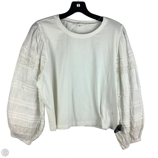 Top Long Sleeve By A Loves A In White, Size: Xl