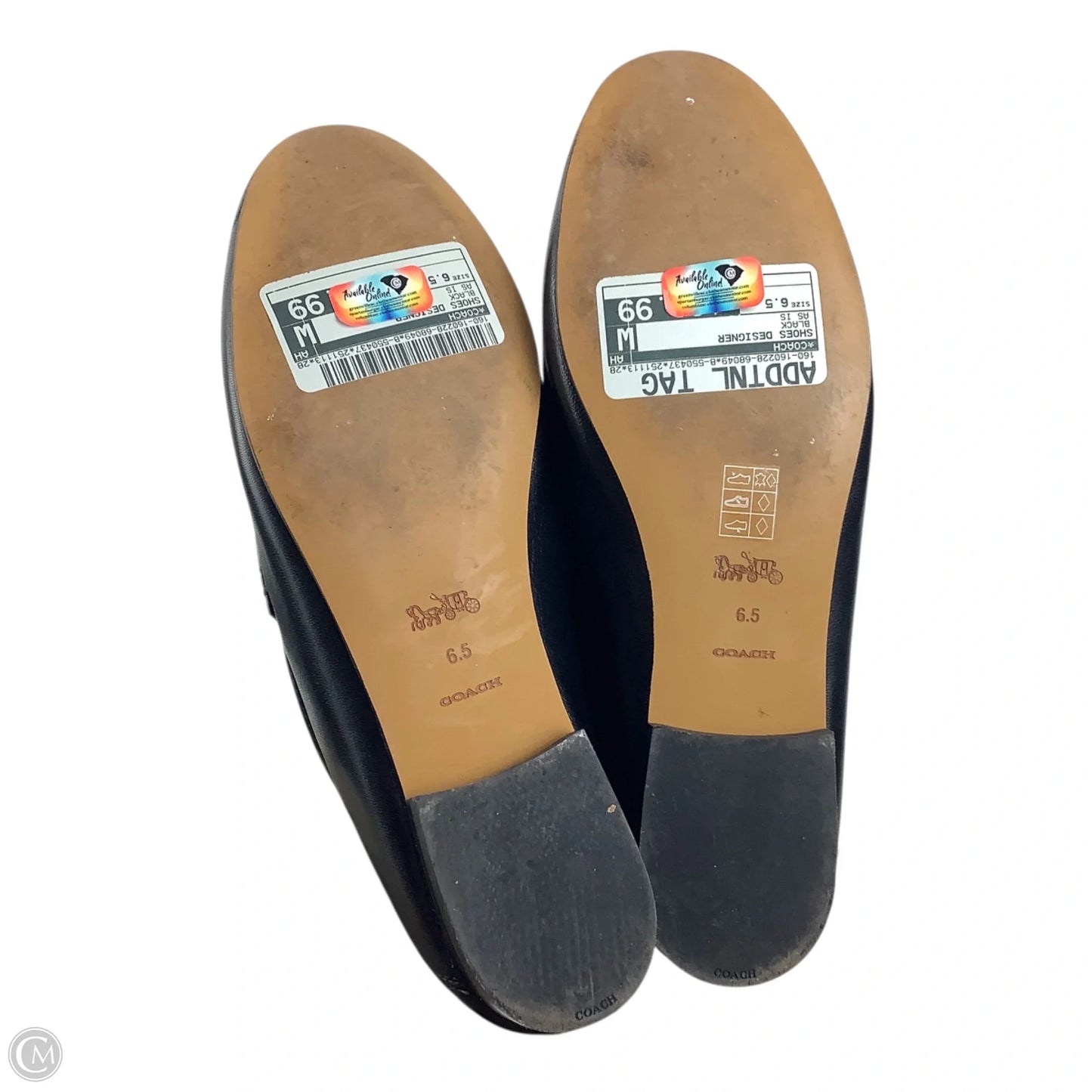 Shoes Designer By Coach In Black, Size: 6.5