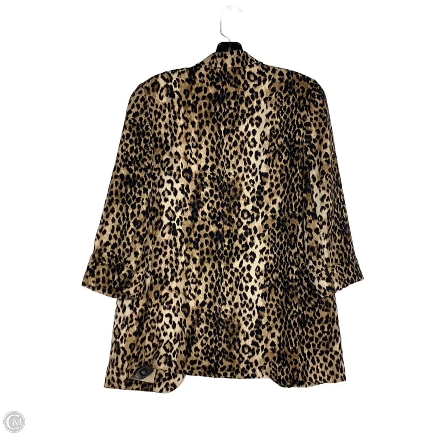 Blazer By Express In Animal Print, Size: S