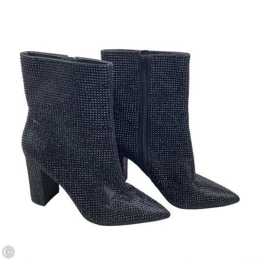 Boots Ankle Heels By Mix No 6 In Black, Size: 10