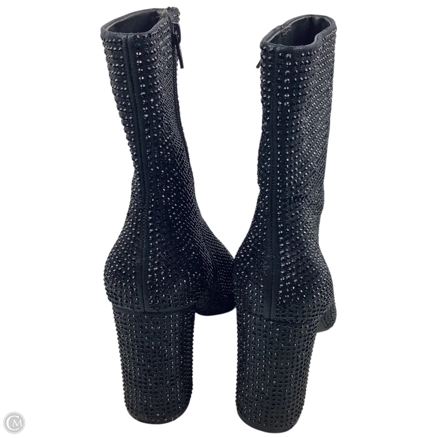 Boots Ankle Heels By Mix No 6 In Black, Size: 10