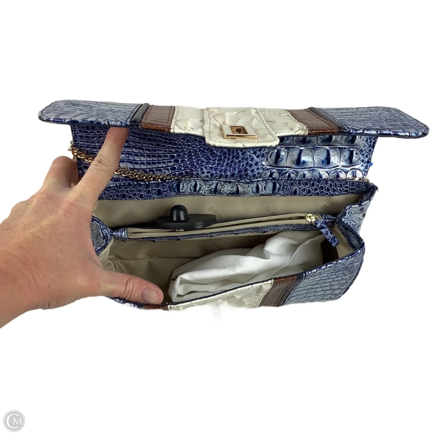 Crossbody Designer By Brahmin, Size: Medium