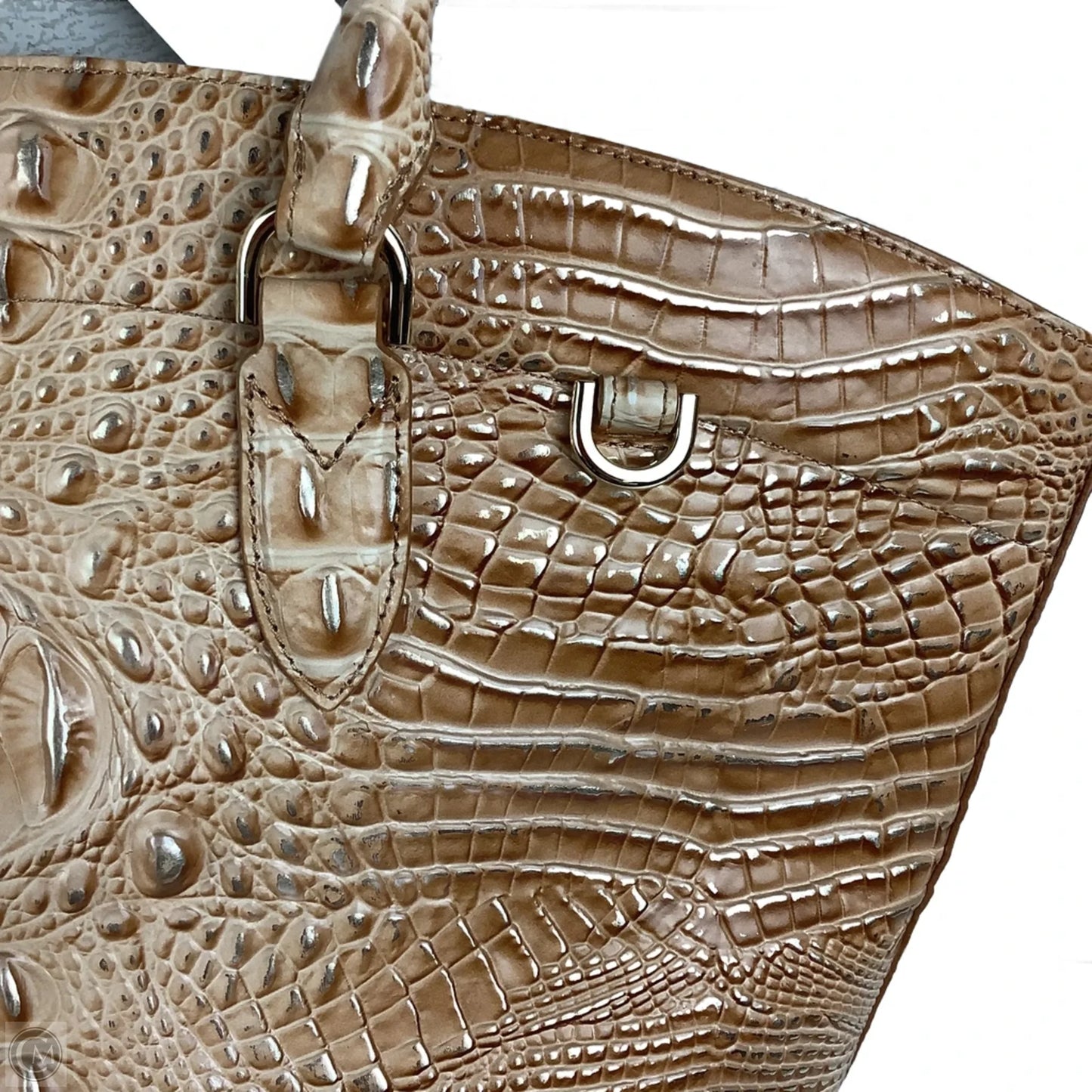 Handbag Designer By Brahmin, Size: Large