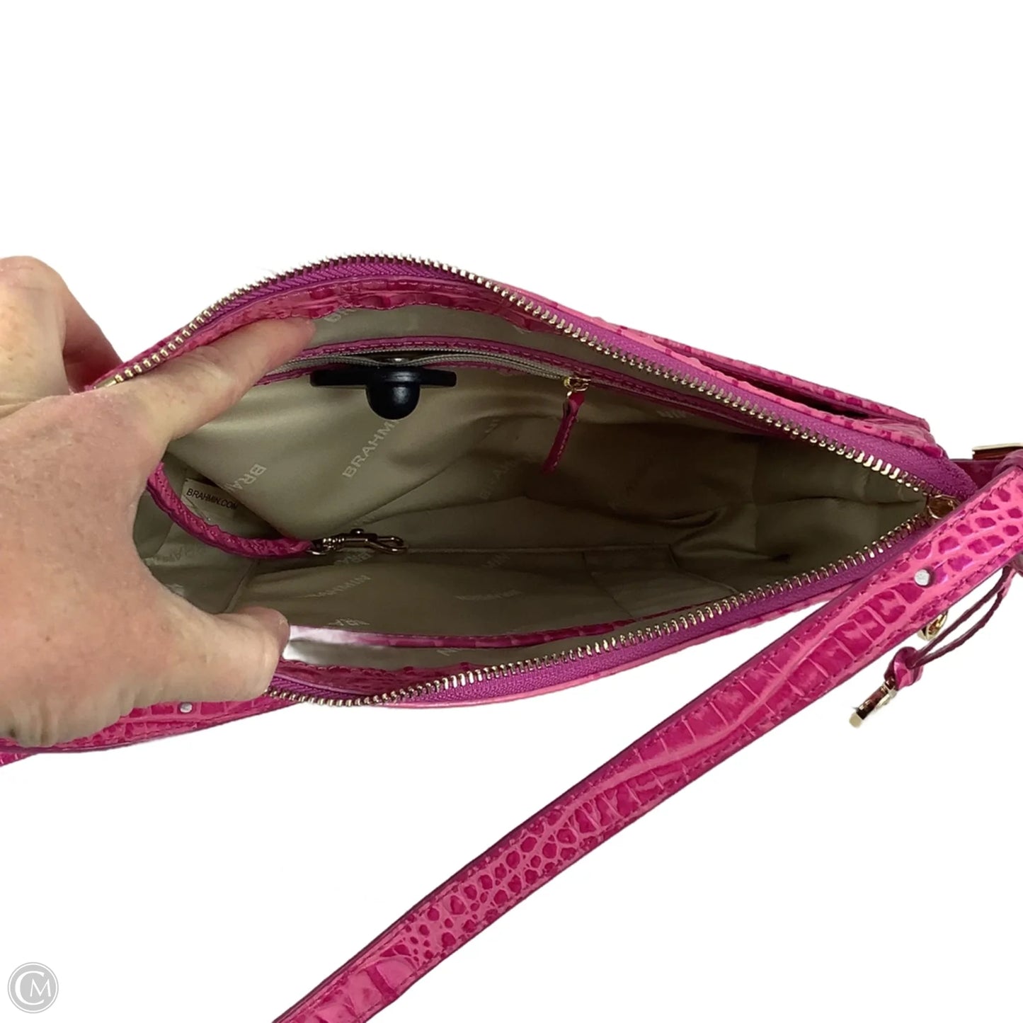 Crossbody Designer By Brahmin, Size: Medium