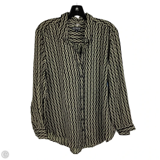 Top Long Sleeve By J. Crew In Black, Size: Xl