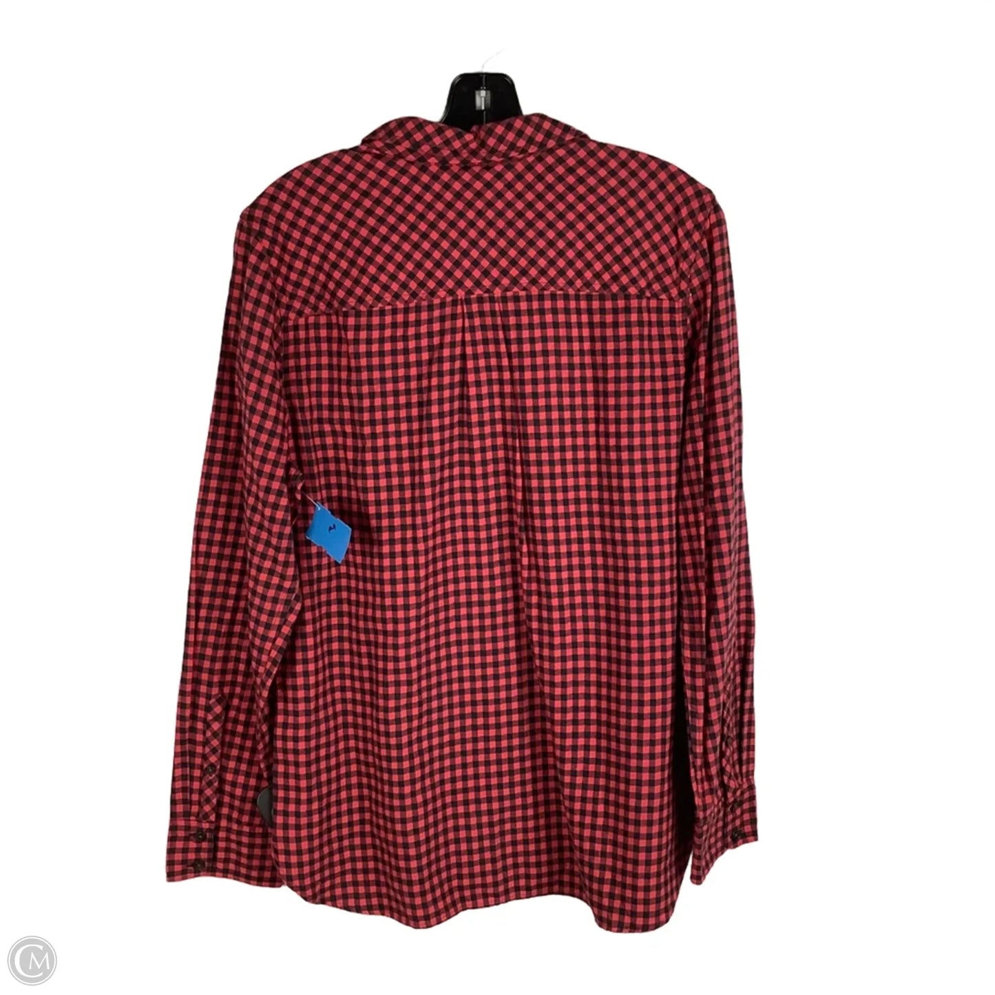 Top Long Sleeve By J. Crew In Red, Size: 12