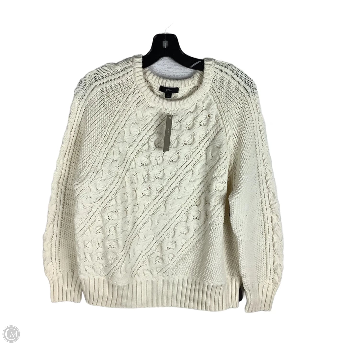 Sweater By J. Crew In Cream, Size: L