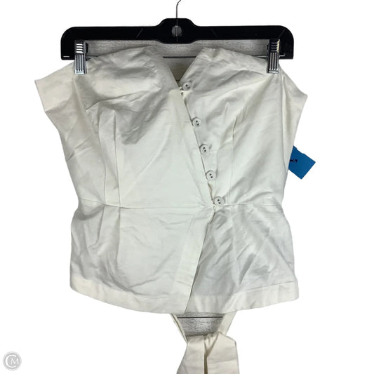 Top Sleeveless By Free People In White, Size: L