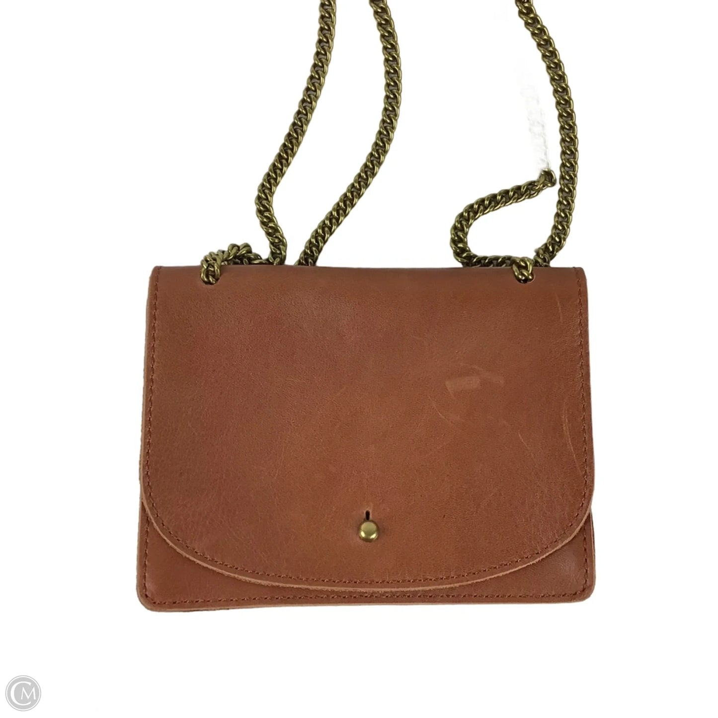 Diaper Bag Leather By Madewell, Size: Small