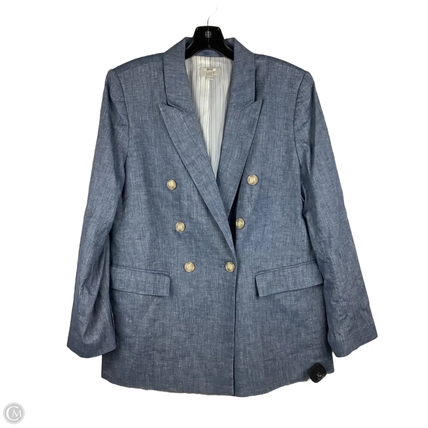 Blazer By Loft In Blue, Size: 14
